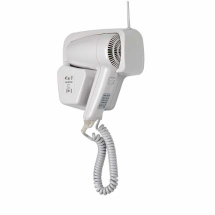 714-ELEGANCE hair dryer with shaver plug, shock-proof plastic